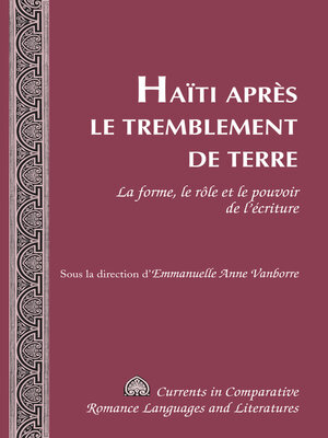 cover image of Haïti après le tremblement de terre